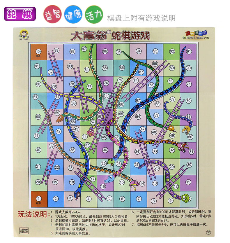 大富翁儿童儿童玩具大富翁六合一8合1八合一十合一子游戏棋娱乐游戏棋