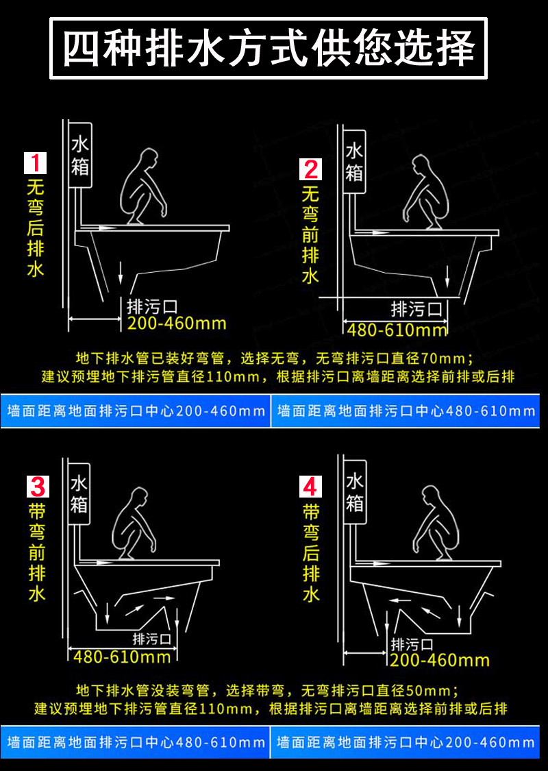 陶瓷带盖蹲便器带洗手盆水箱卫生间蹲厕防臭防堵小空间蹲坑大便器面盆