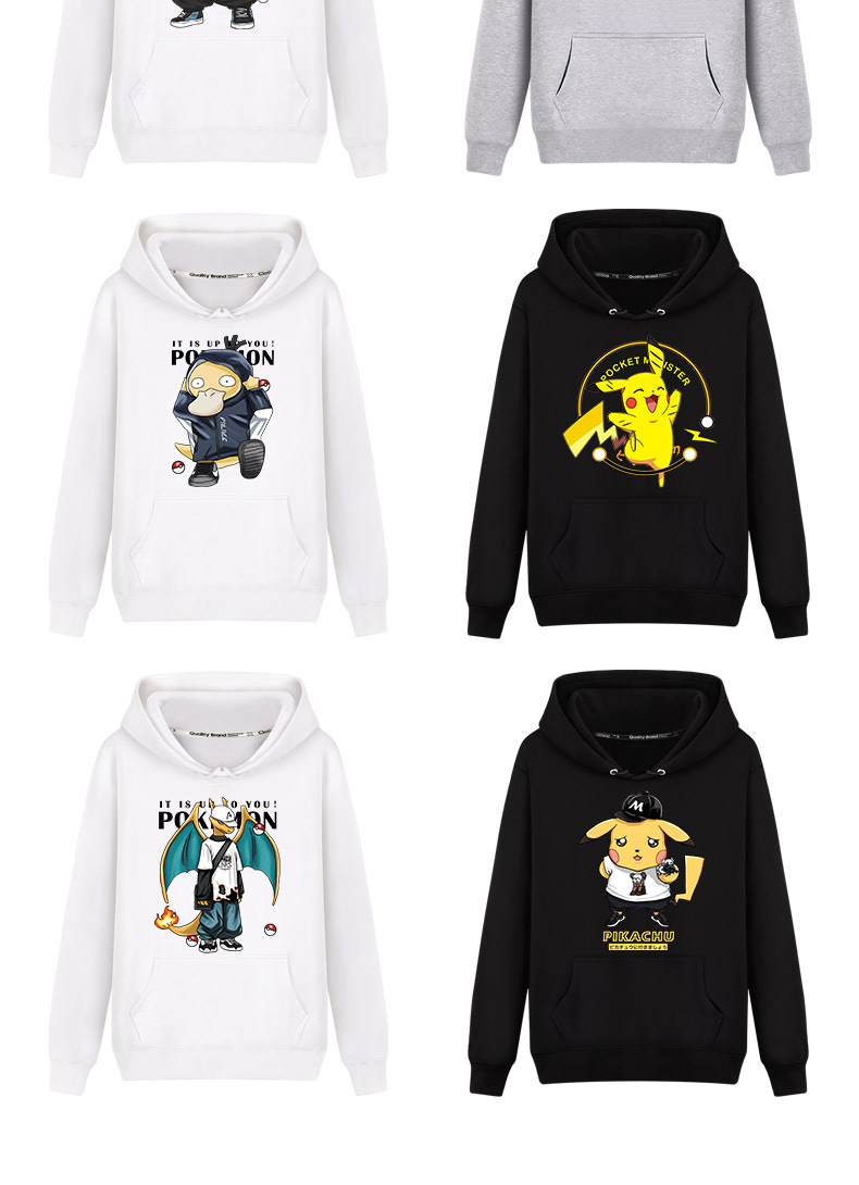 nike耐克官方同款皮卡丘联名卫衣男女学生情侣装潮牌嘻哈秋冬季宽松连