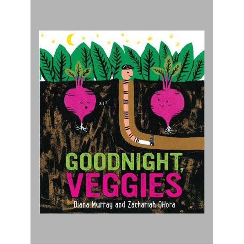 英文原版绘本 Goodnight Veggies Board Book 晚安蔬菜 0-3岁宝宝英语启蒙绘本纸板书 引导宝宝多吃蔬菜 【上海外文书店】
