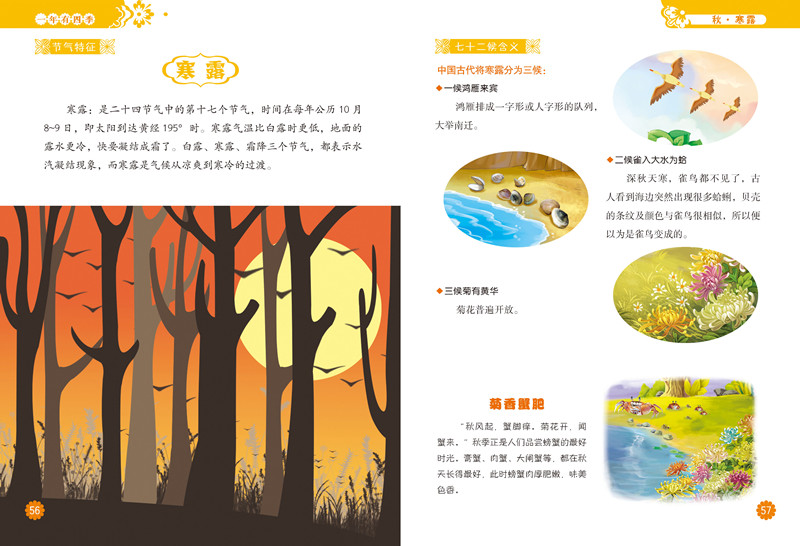 共4本 【有声版扫码听故事】 传统文化科普知识启蒙绘本-一年有四季