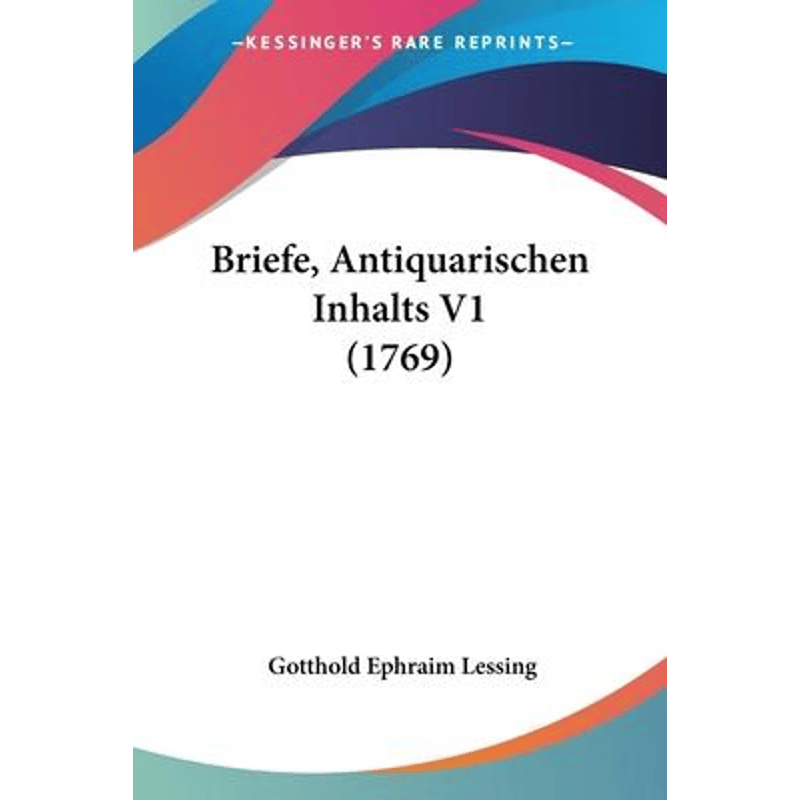 按需印刷不退不换Briefe, Antiquarischen Inhalts V1 (1769)[9781104627256]