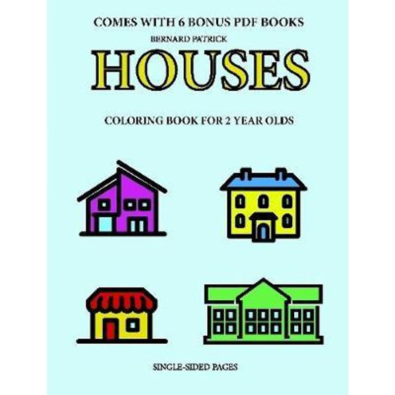 按需印刷Coloring Books for 2 Year Olds (Houses)[9780244860752]