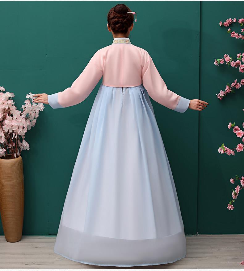 女装 礼服 阿亨 阿亨古装公主少数民族朝鲜族演出服小品传统日常改良