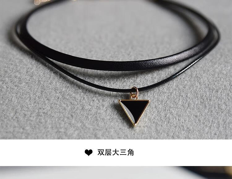 颈链锁骨链女网红项链短款颈带脖子饰品项圈choker 简约chocker仙ing