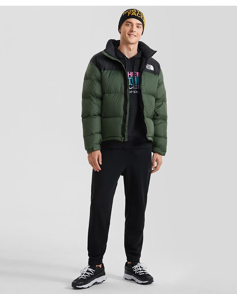TheNorthFace北面羽绒服男装2022秋冬新款复古潮流ICON运动户外舒适保暖外套|3C8D 3C8DLE4/黑色 S