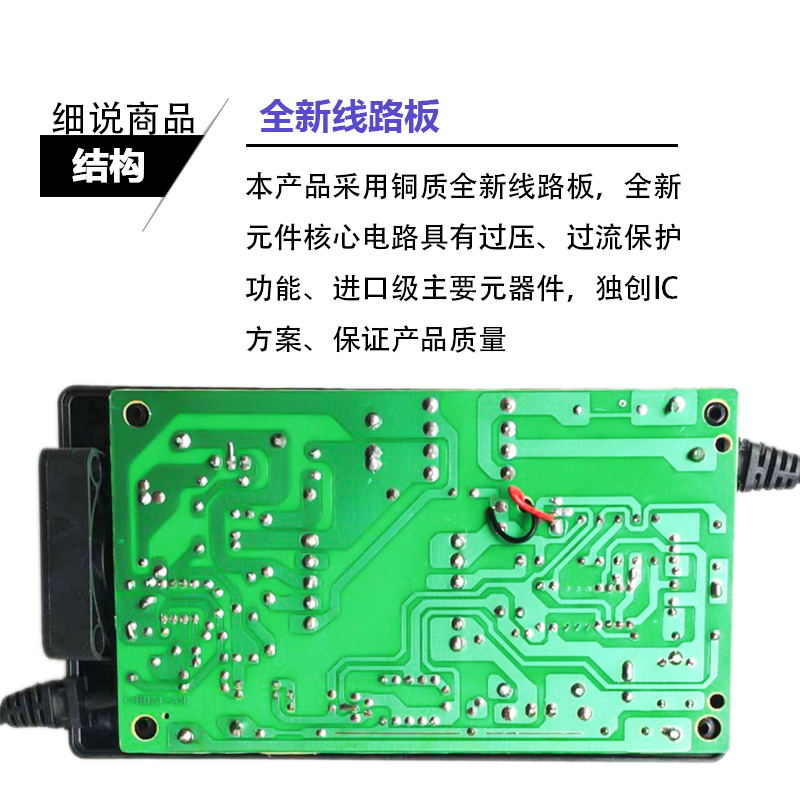 铃木之星电动车电瓶车通用充电器36v48v12ah48v20ah60v64v72v专用方头