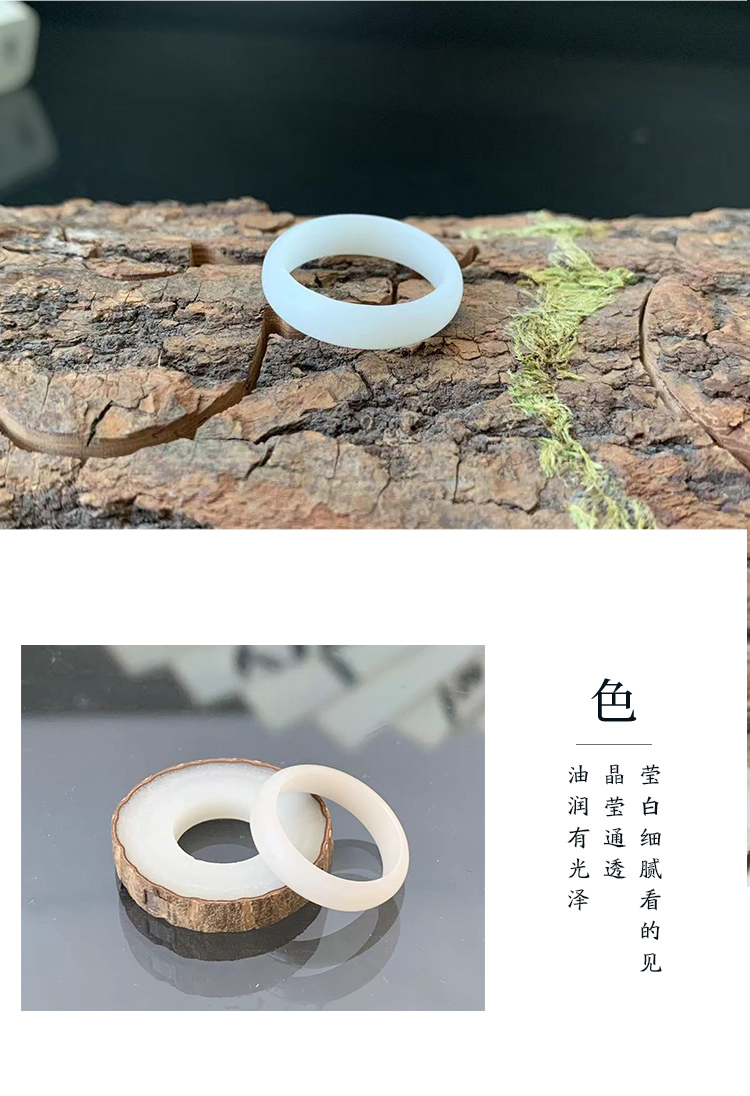 抖音同款手工diy菩提戒指对戒半成品材料包工具自制指环520礼物2个装