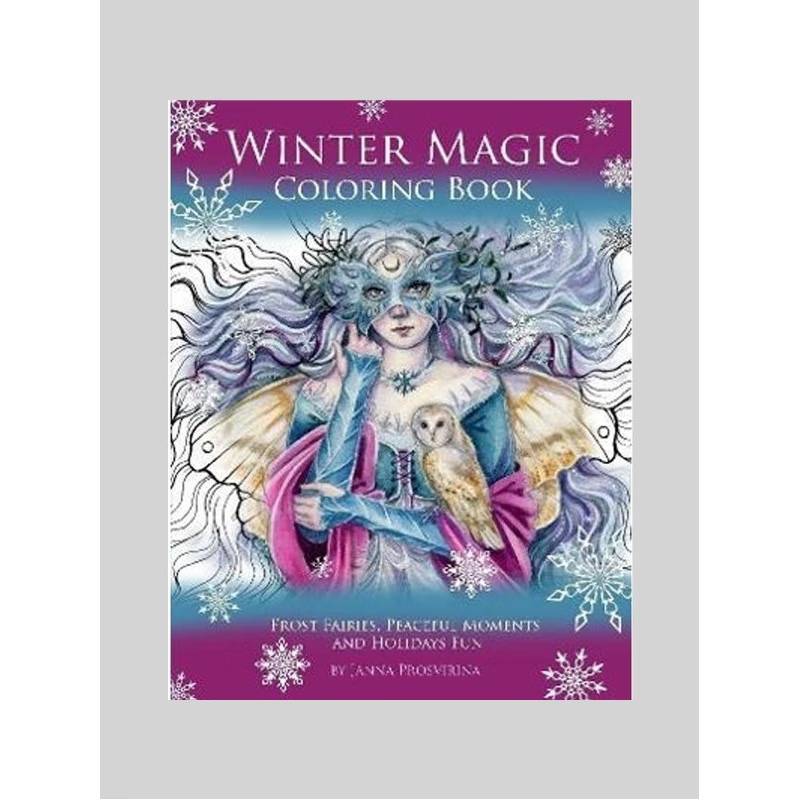 按需印刷Winter Magic Coloring Book: Frost Fairies, Peaceful Moments and Holidays Fun[9780244132613]