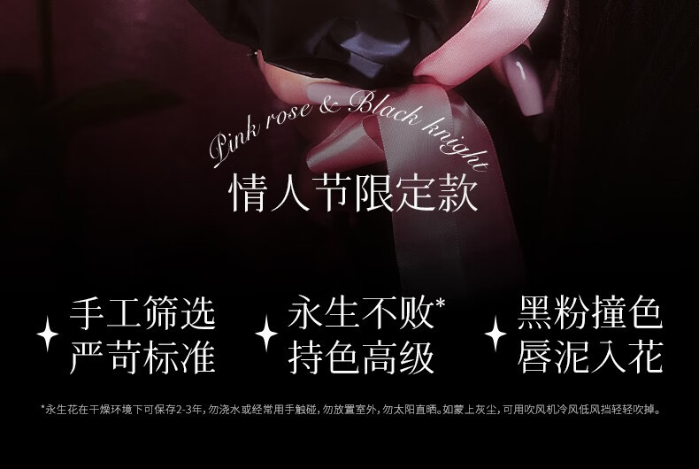 小奥汀（littleondine）【情人节限定】小奥汀玫瑰黑骑唇釉礼盒 送女友彩妆套组新年礼物 小奥汀玫瑰骑遇情人节花束礼盒