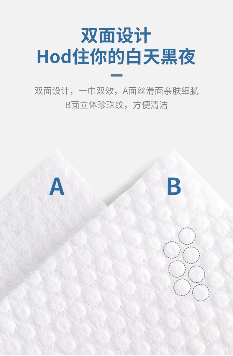 云棉物语（YUNMIANWUYU） 云棉物语国潮风加厚洗脸巾棉柔巾洁面巾化妆棉孕婴适用珍珠纹抽取式 国潮特厚棉柔巾*2包（加大）