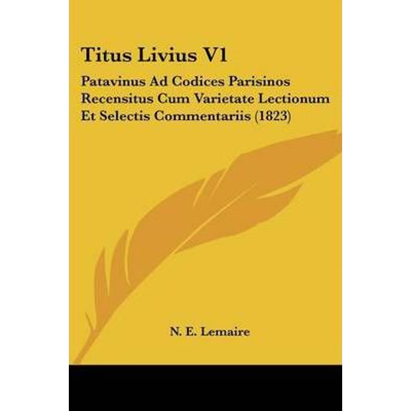 按需印刷Titus Livius V1[9781104415891]