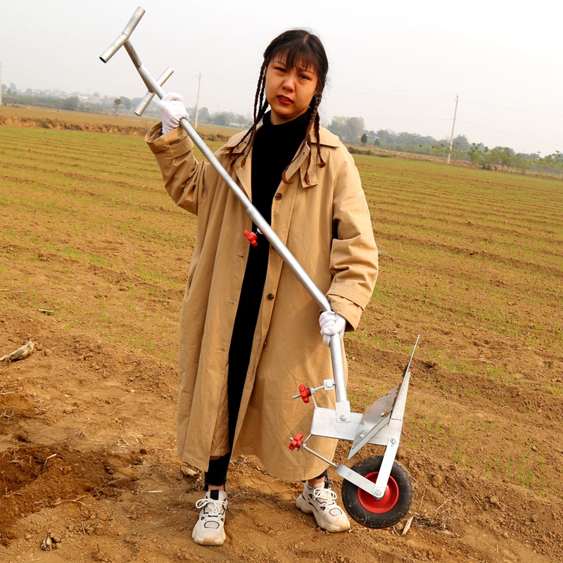 麦桑荷手拉犁人工小型开沟神器农用工具犁地翻土松土起垄器翻地机耕地