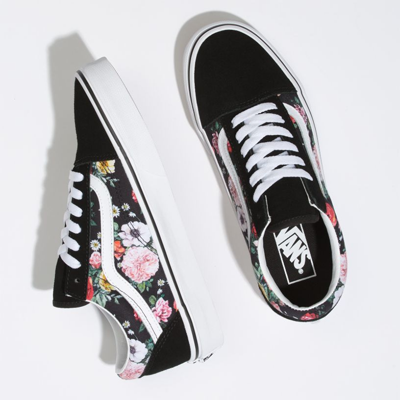 floral garden vans