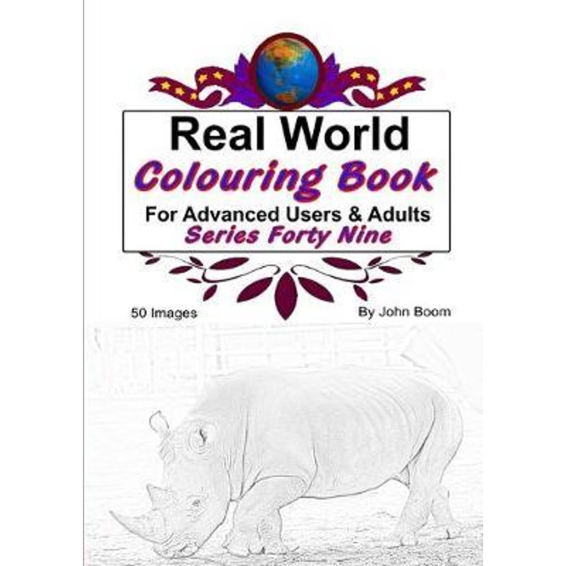 按需印刷Real World Colouring Books Series 49[9780359833375]