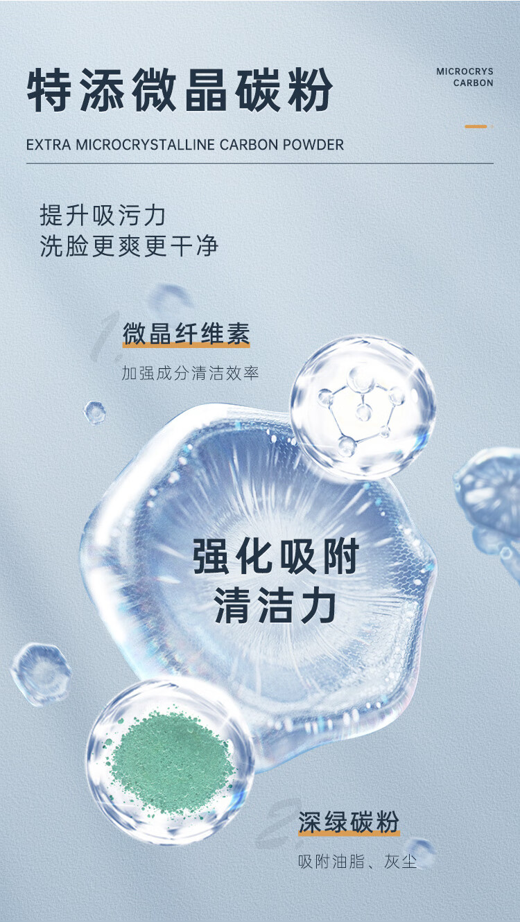 赫恩（H&E）男士洗面奶氨基酸洁面乳清洁男学生套装 除螨洁面+控油洁面