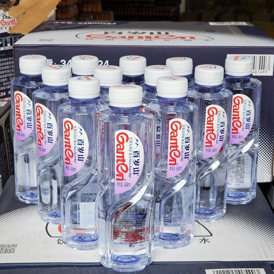 5折百岁山矿泉水小瓶348ml24瓶整箱新日期商务会议10月百岁山348ml24