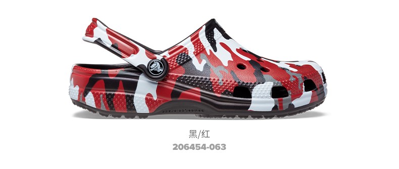 Crocs洞洞鞋男鞋卡骆驰经典迷彩鞋女凉鞋休闲鞋|206454 军绿/彩色-3TC 43(270mm)