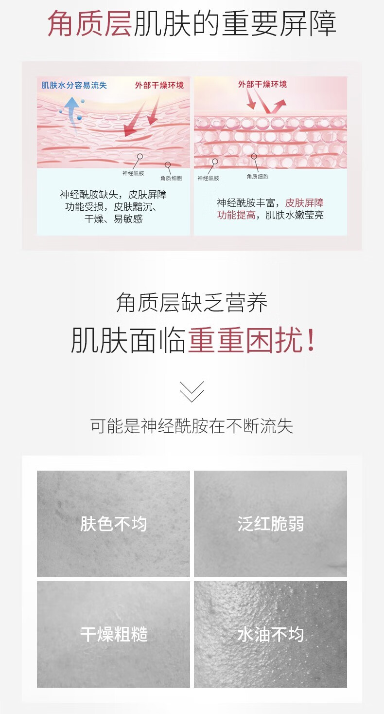 孔凤春神经酰胺舒缓修护保湿补水修护精华液舒缓敏感肌肤 30mL