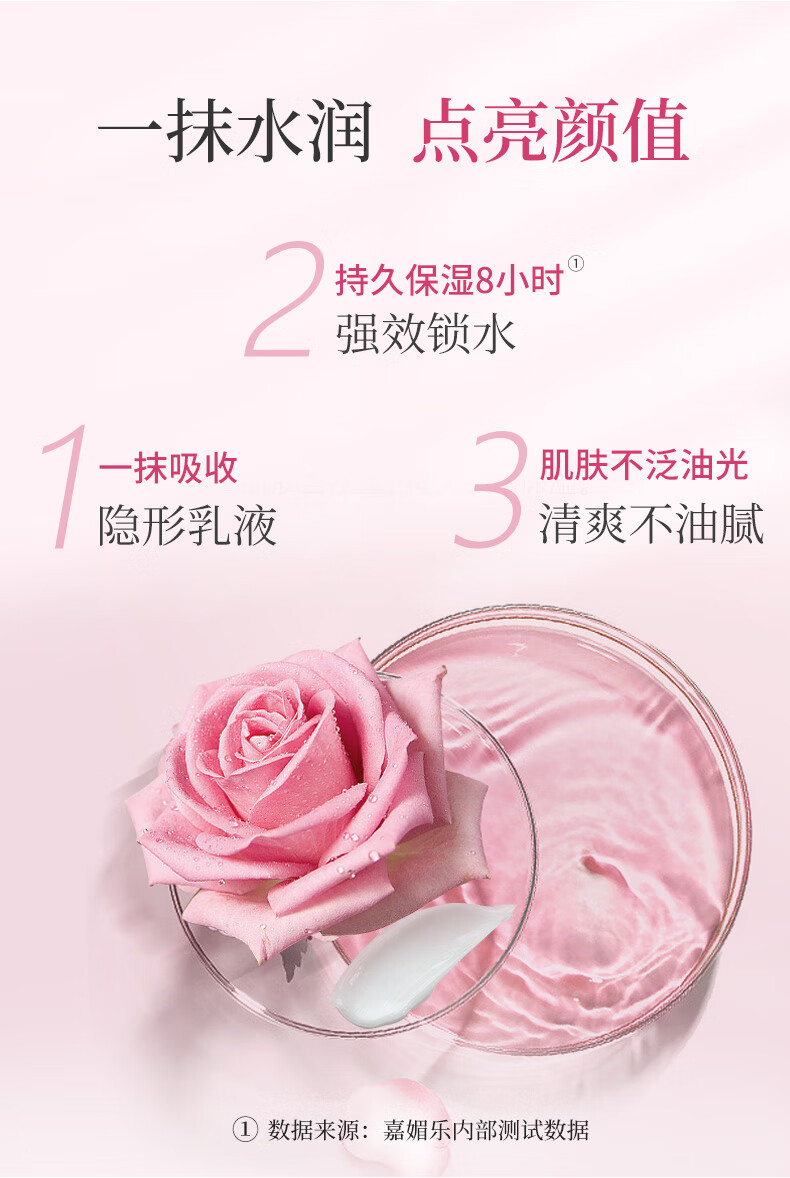 嘉媚乐（CAMENAE） 玫瑰新肌密滋养乳雪肤补水保湿乳玫瑰精华秋季护肤 120ml