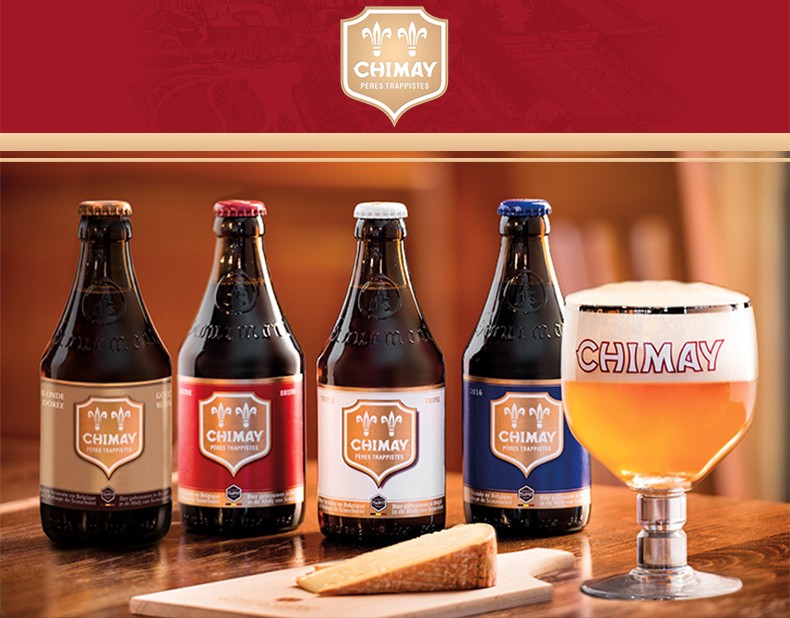 比利时进口智美白帽啤酒 修道院精酿 三料金啤酒 chimay triple 330ml