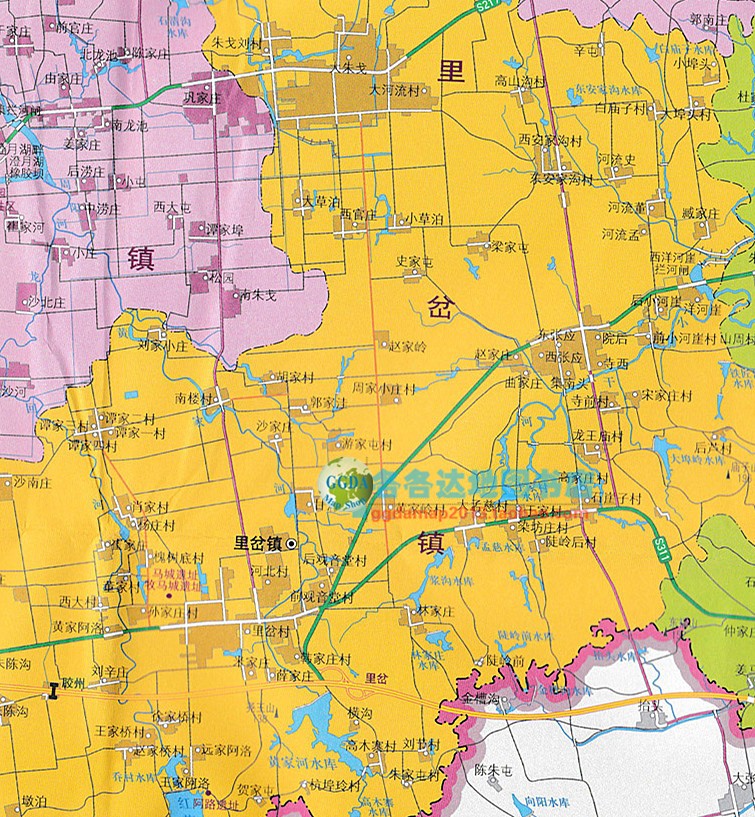 2019新版胶州市地图青岛市胶州市地图行政区划图政区详细城市地图