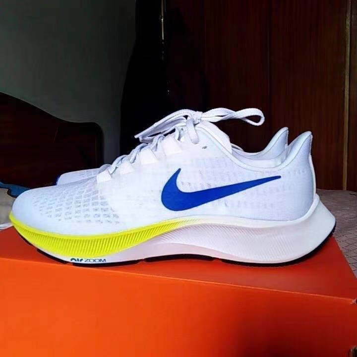新款飞马38zoomairzoompegasus38飞马37飞马38运动跑步鞋37代大勾白蓝