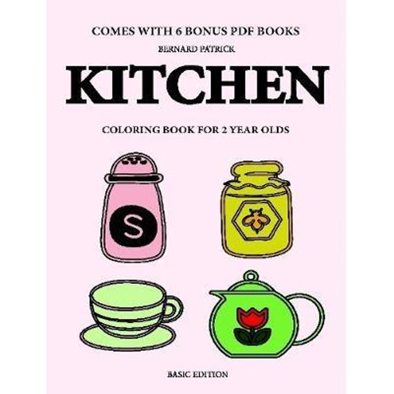 按需印刷Coloring Books for 2 Year Olds (Kitchen)[9780244860776]