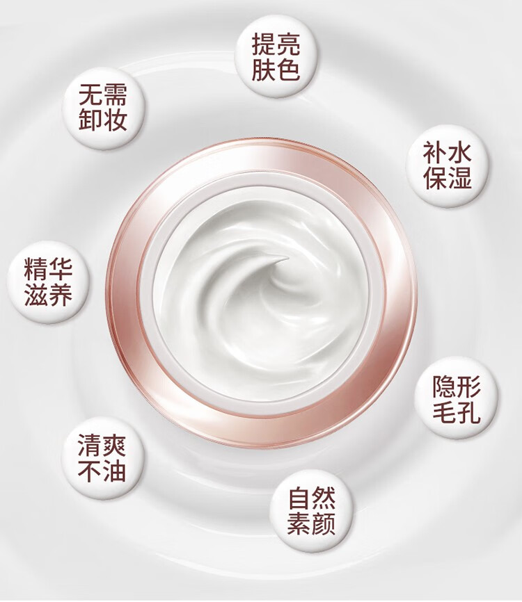 卡姿兰（Carslan） 明星素颜霜女遮瑕懒人面霜嫩白裸妆保湿提亮肤色女学生平价 明星素颜霜50g