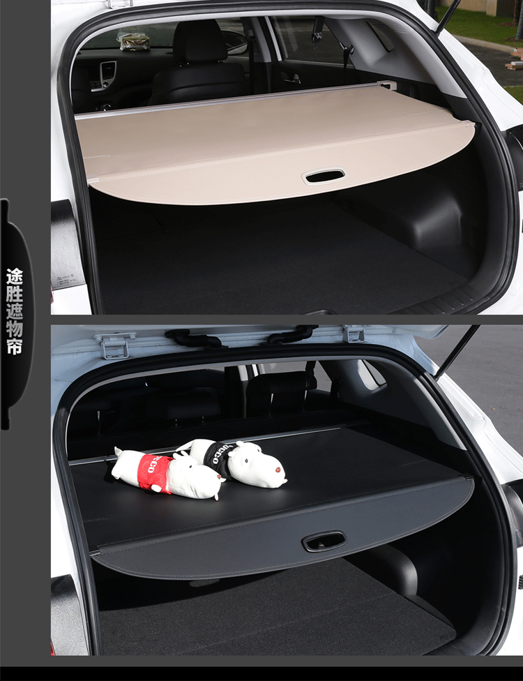 专用于沃尔沃xc90 xc60后备箱隔板遮物帘伸缩尾箱挡板专用配件 xc60