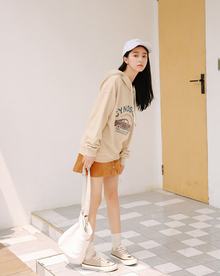 女装 卫衣 娜依淑 春季新款甜美可爱慵懒风卫衣女学生韩版韩版宽松