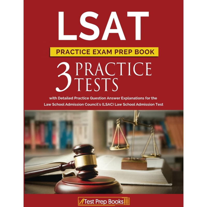 按需印刷不退不换LSAT Practice Exam Prep Book[9781628454543]