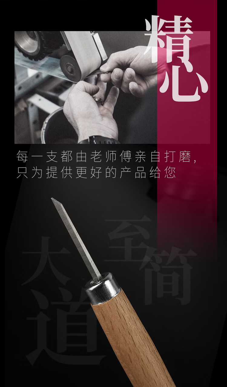 高达模型工具gk刻线刀推刀雕刻刀军模细节改造工具永德吉雕刻刀08mm