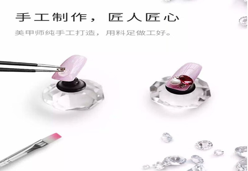 孜甲花 美甲甲片成品可拆卸穿戴式贴片可以自由摘卸抖音同款假指甲贴 图1款 M号