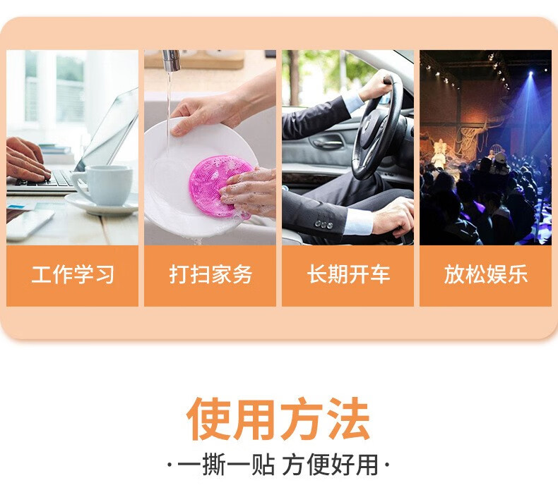 布兰格迪膝盖贴艾灸贴发热贴半月板膝关节炎痛积液风湿中老年膝盖艾贴 膝盖贴*3盒【共36贴】