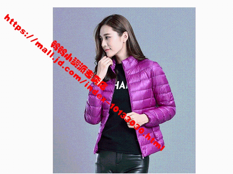 【冬新品】官方官网鸭鸭同款【鸭鸭yaya羽绒服女】同款女装轻薄短款