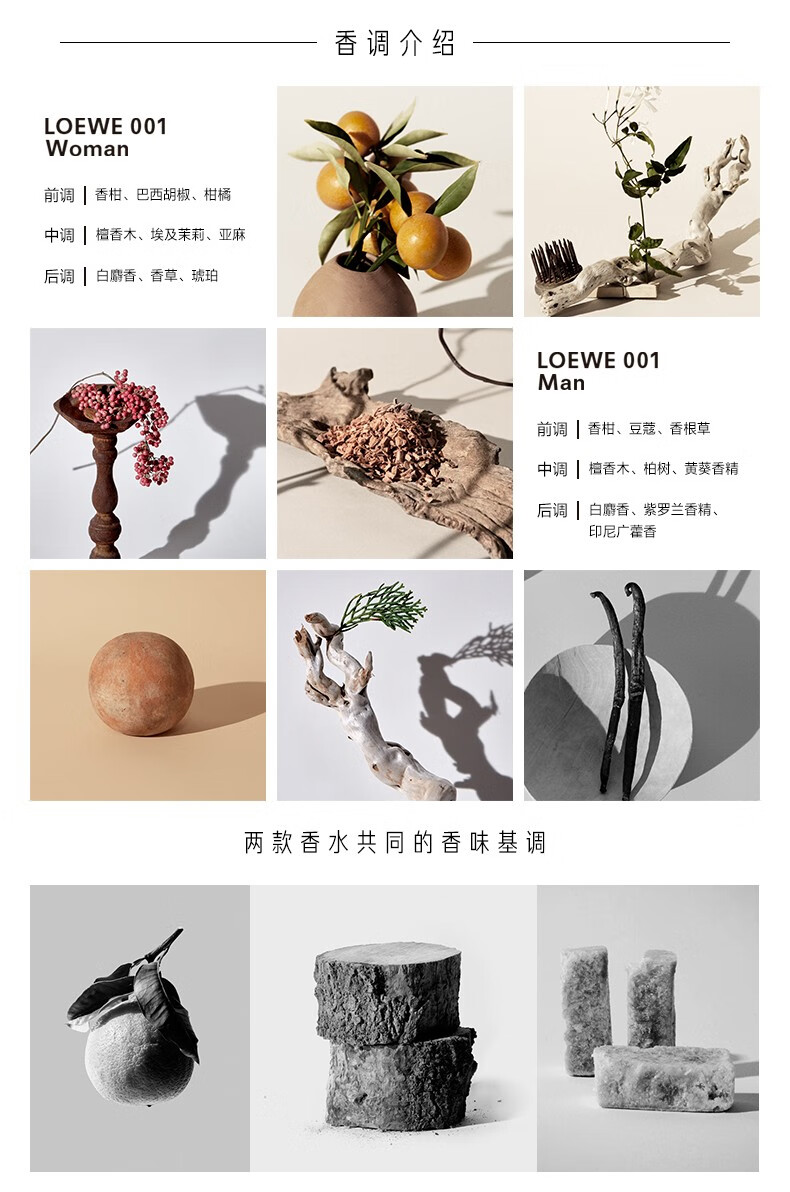 罗意威（LOEWE） 001男女士淡香水事后清晨情侣香水送女友新年礼物 男士淡香水50ml