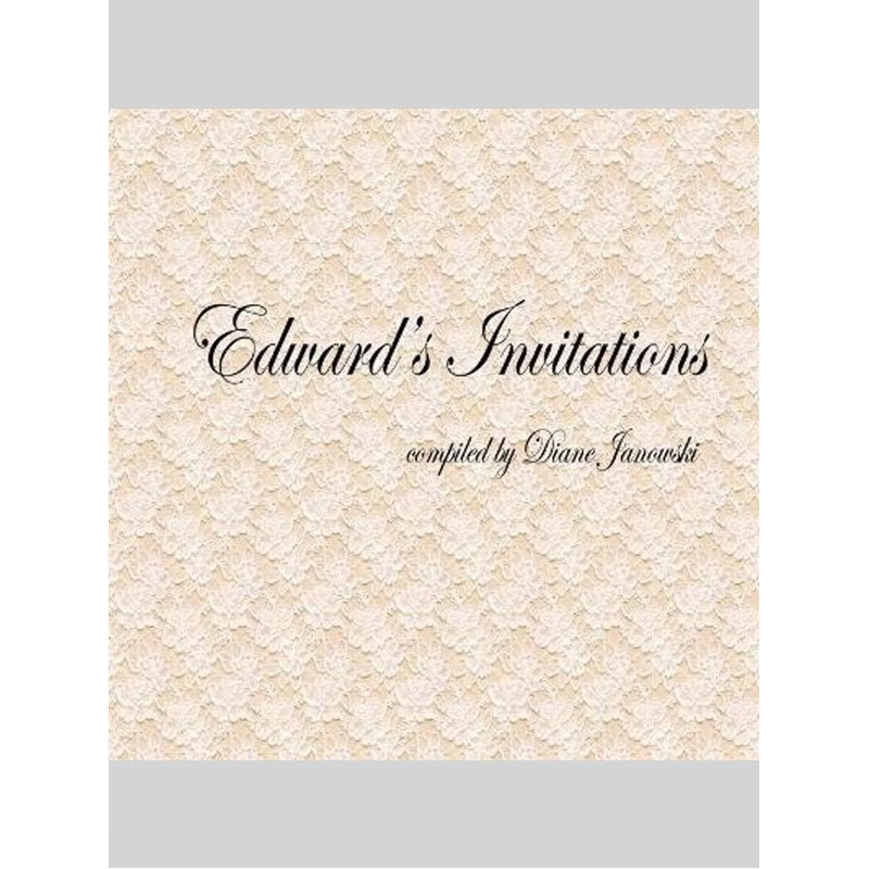 按需印刷不退不换Edward's Invitations[9780996535328]