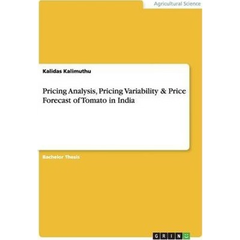 预订Pricing Analysis, Pricing Variability & Price Forecast of Tomato in India