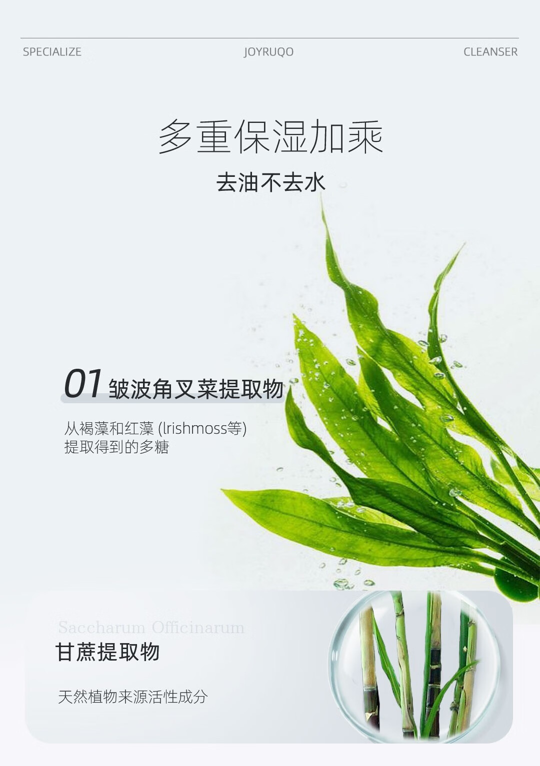 娇润泉洗面奶【小杨哥7姐推荐】臻颜净透氨基酸官方男女胶润泉洁面乳 100g【一支装】