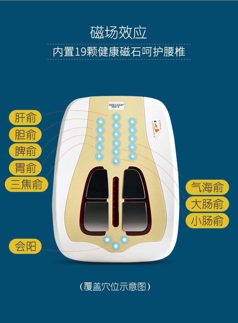 曲度矫正腰椎治疗仪器家用腰部按摩器腰椎间盘突出腰疼电疗理疗仪经典