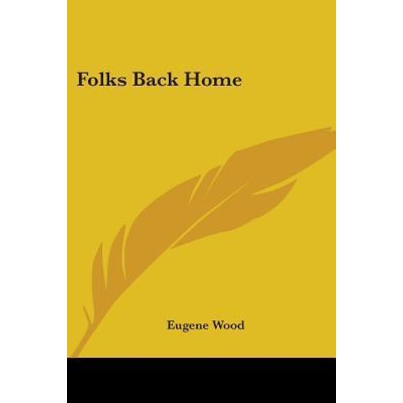 按需印刷不退不换Folks Back Home[9780548397855]