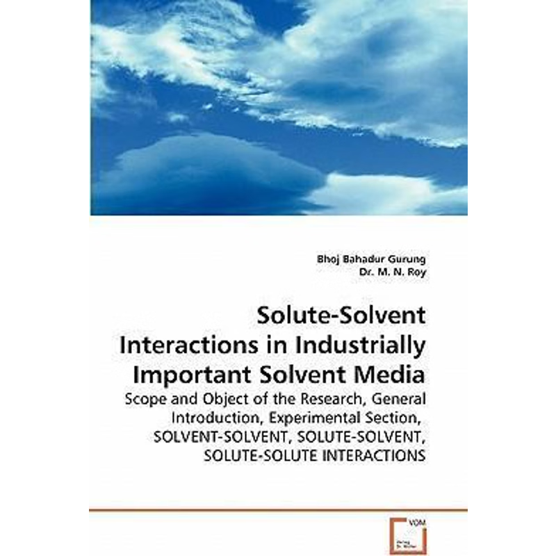 按需印刷Solute-Solvent Interactions in Industrially Important Solvent Media[9783639228441]