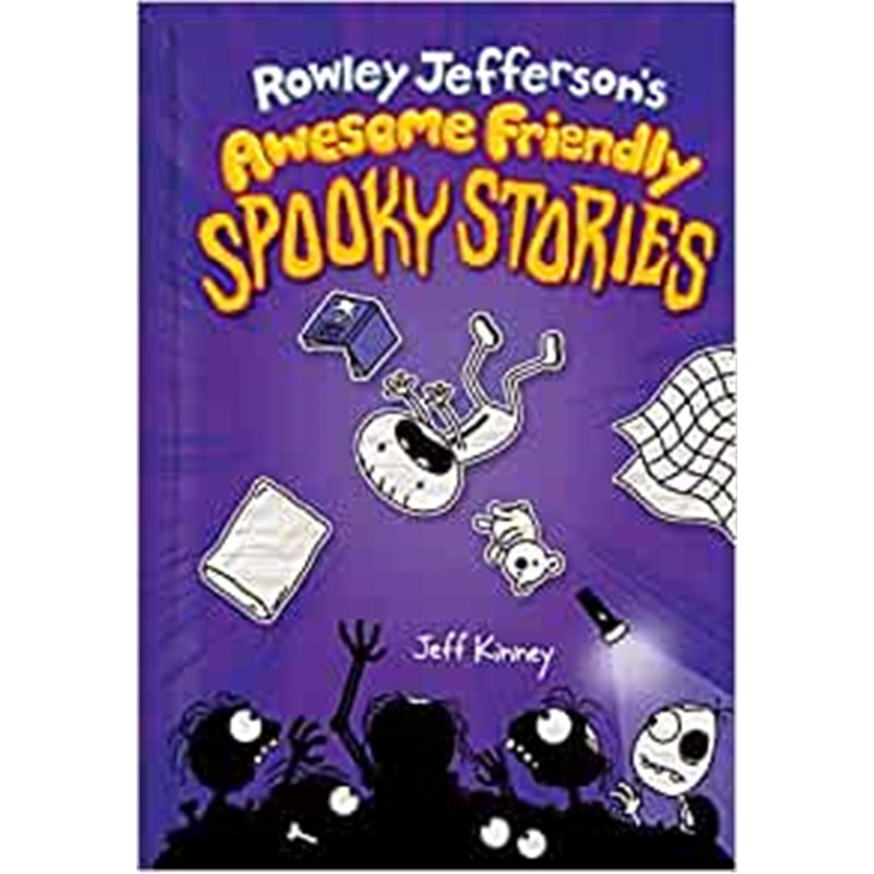 英文原版 Rowley Jefferson's Awesome Friendly Spooky Stories Kid 罗利的恐怖故事Jeff Kinney小屁孩日记作者儿童漫画章节书