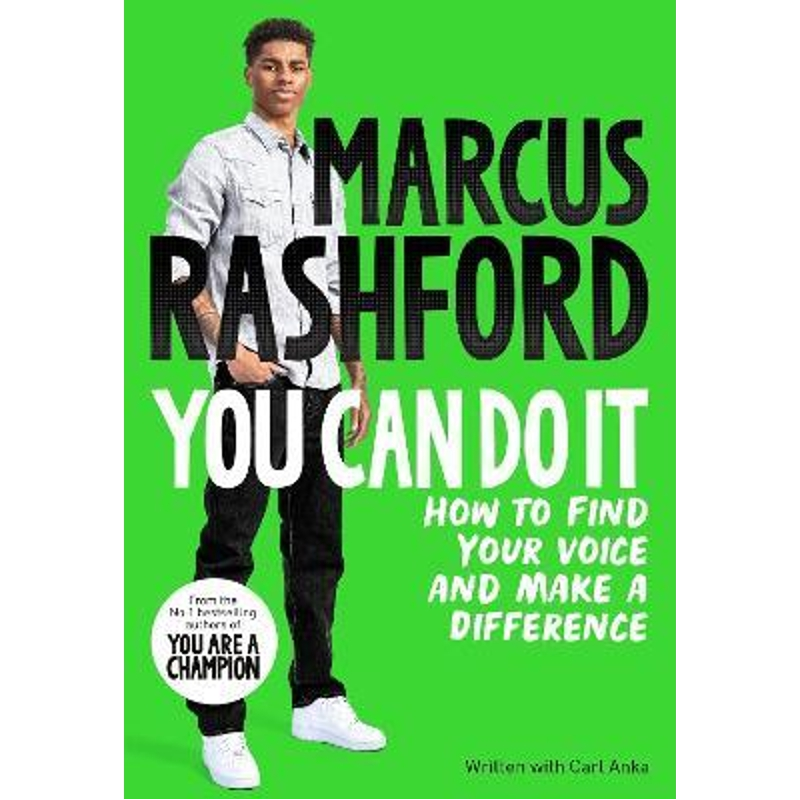 2022新书 Marcus Rashford 英格兰职业足球运动员 英文原版 You Can Do It: How to Find Your Voice and Make a Difference 曼联