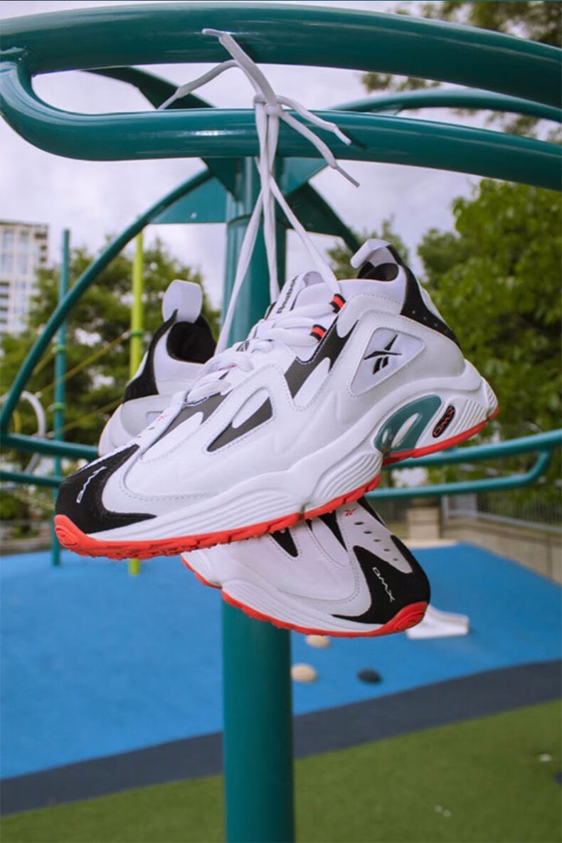 Reebok锐步官方男鞋女鞋DMX经典百搭休闲运动复古老爹鞋DV9232 DV9232 中国码:37.5(24cm),US:6