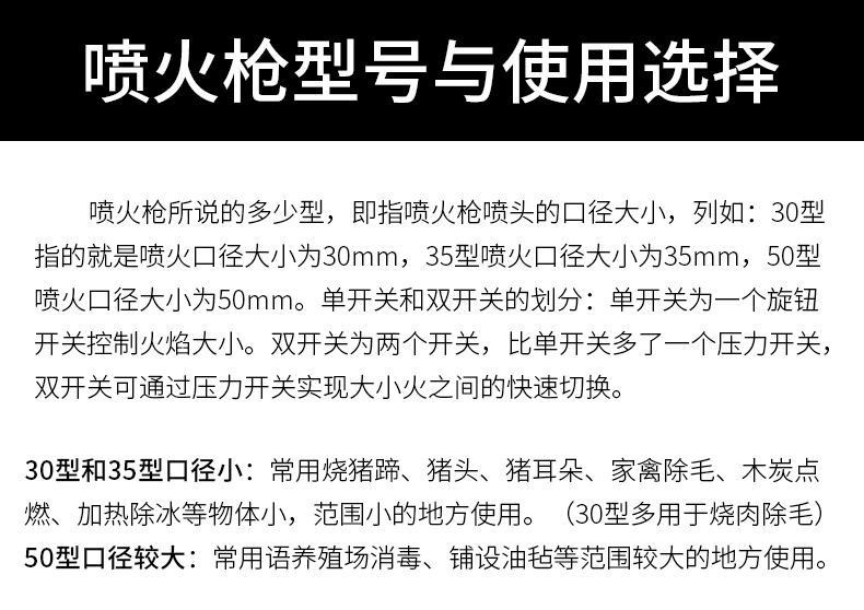 液化气喷枪高温烧猪毛喷火枪烧肉喷火器便携式不锈钢煤气罐火枪头喷灯