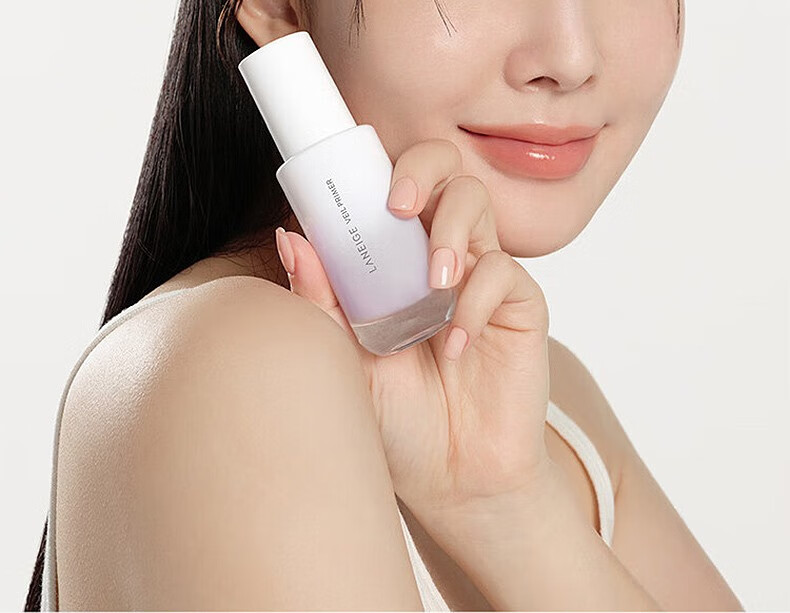 兰芝(LANEIGE)羽光瓶丝柔多效修颜防晒隔离妆前乳控油抗氧羽光隔离SPF50+PA++++ 紫色 40ml 套装-偏黄肤色