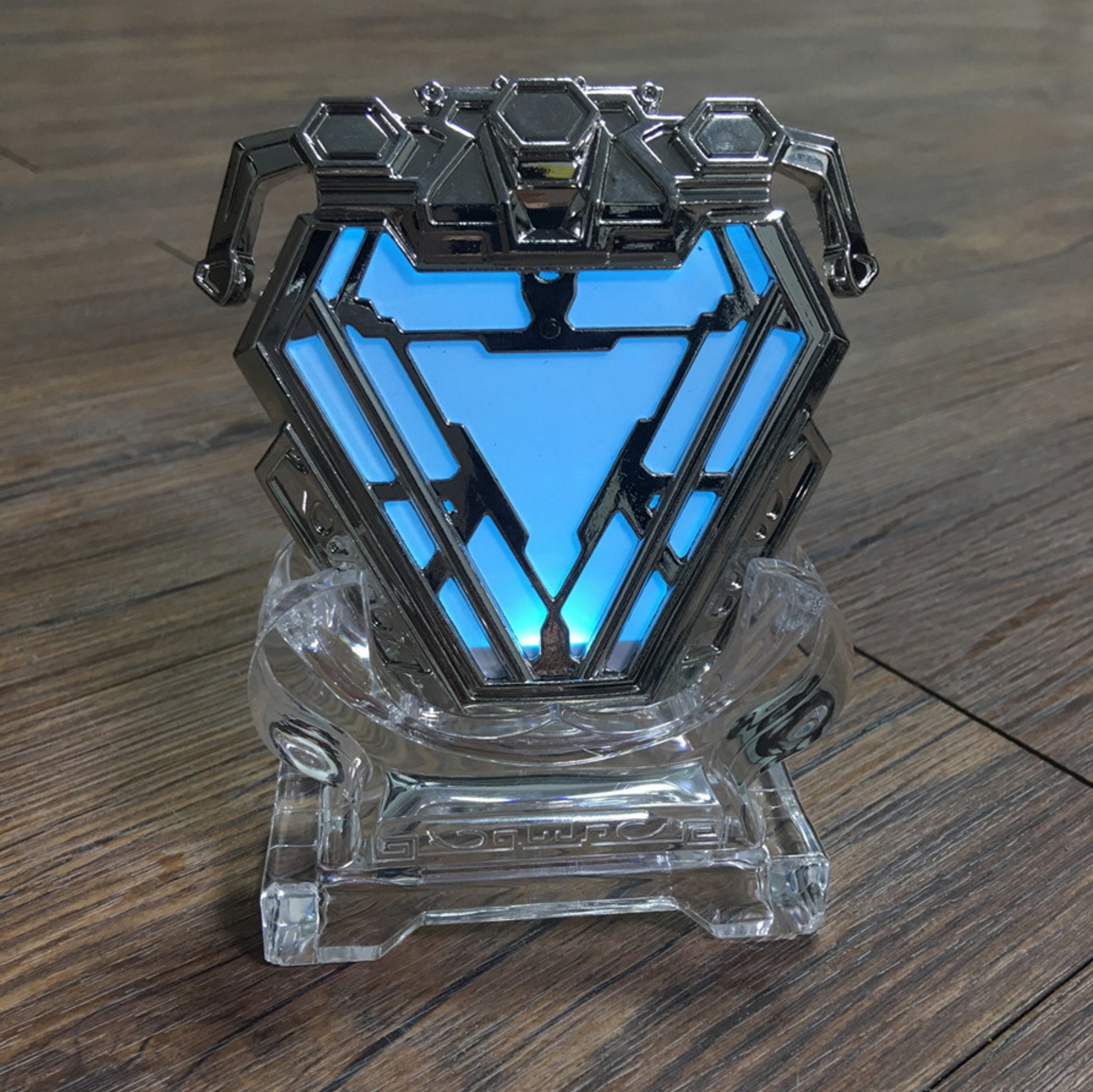 莱杉漫威复仇者联盟钢铁侠mk50方舟反应炉反应堆穿戴胸灯佩带周边模型