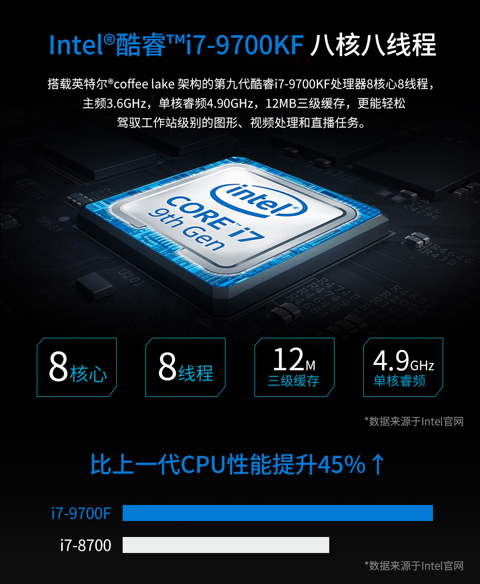云轩八核i7 9700kf/p2000图形工作站/3d建模渲染设计师电脑diy台式